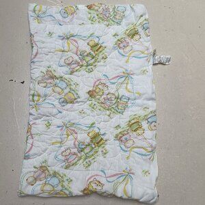 Vintage Dundee Tales Baby Bunting Crib Nursery Blanket Sleeping Bag Cat Floral
